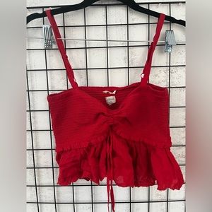 Aritzia Wilfred Red Top (Size S)
